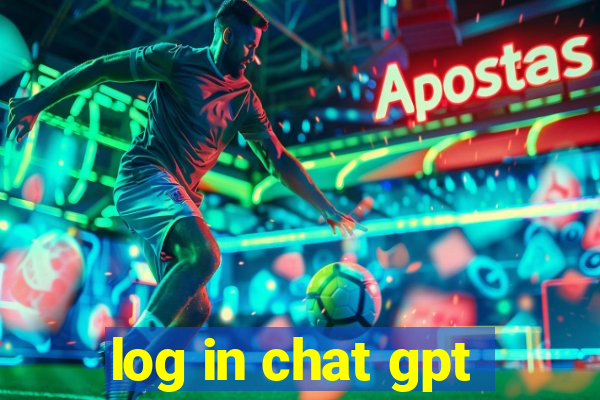 log in chat gpt